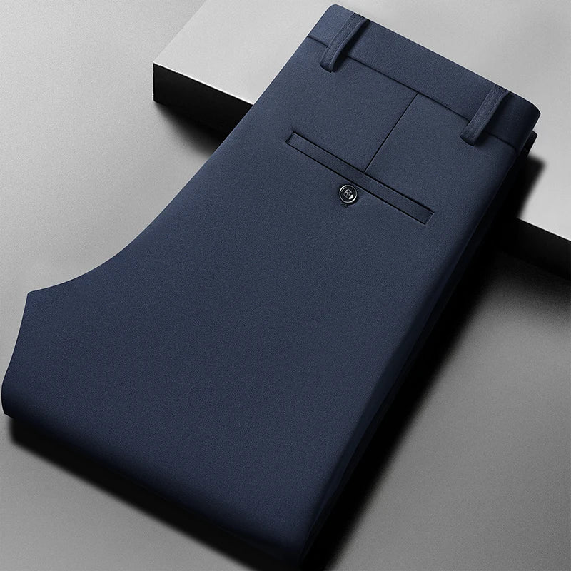 Silkline Straight-Leg Trousers